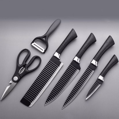 Bộ Dao Nhật Gợn Sóng - Silver - Ảnh 2