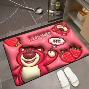 Thảm Gấu Dâu 40X60Cm - Silver