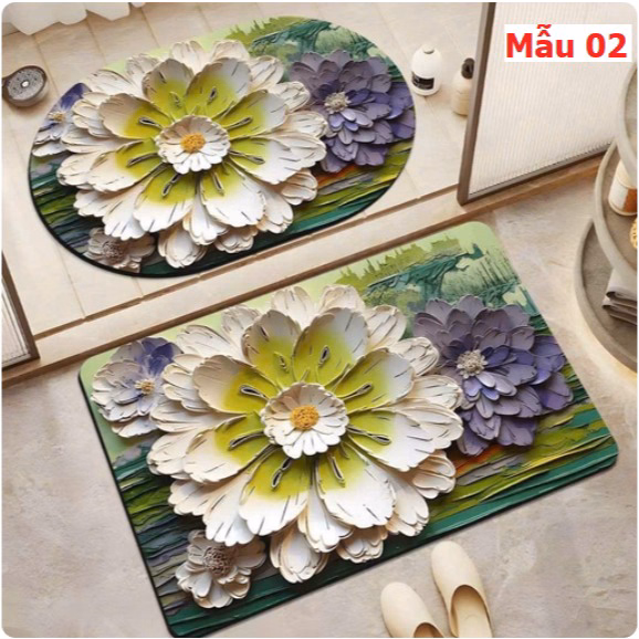 Thảm Chùi Chân 3D Bali Siêu Thấm Ctb284 - Bechip - Ảnh 3