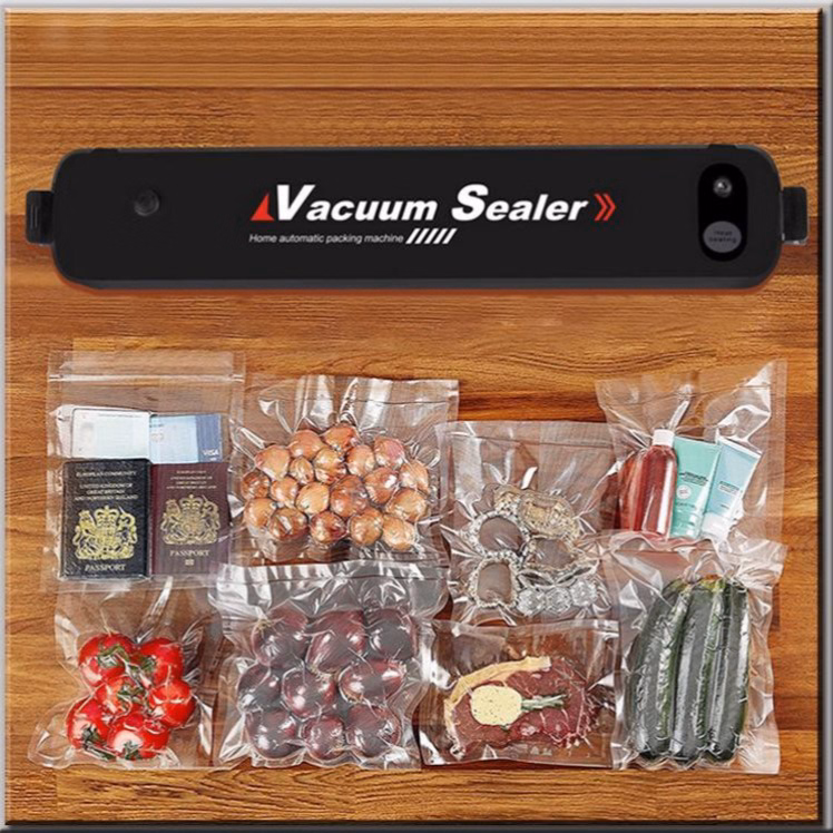 Máy Hút Chân Không Thực Phẩm Cao Cấp Vacuum Sealer -Tặng 10 Túi Ctb364 - Bechip - Ảnh 5