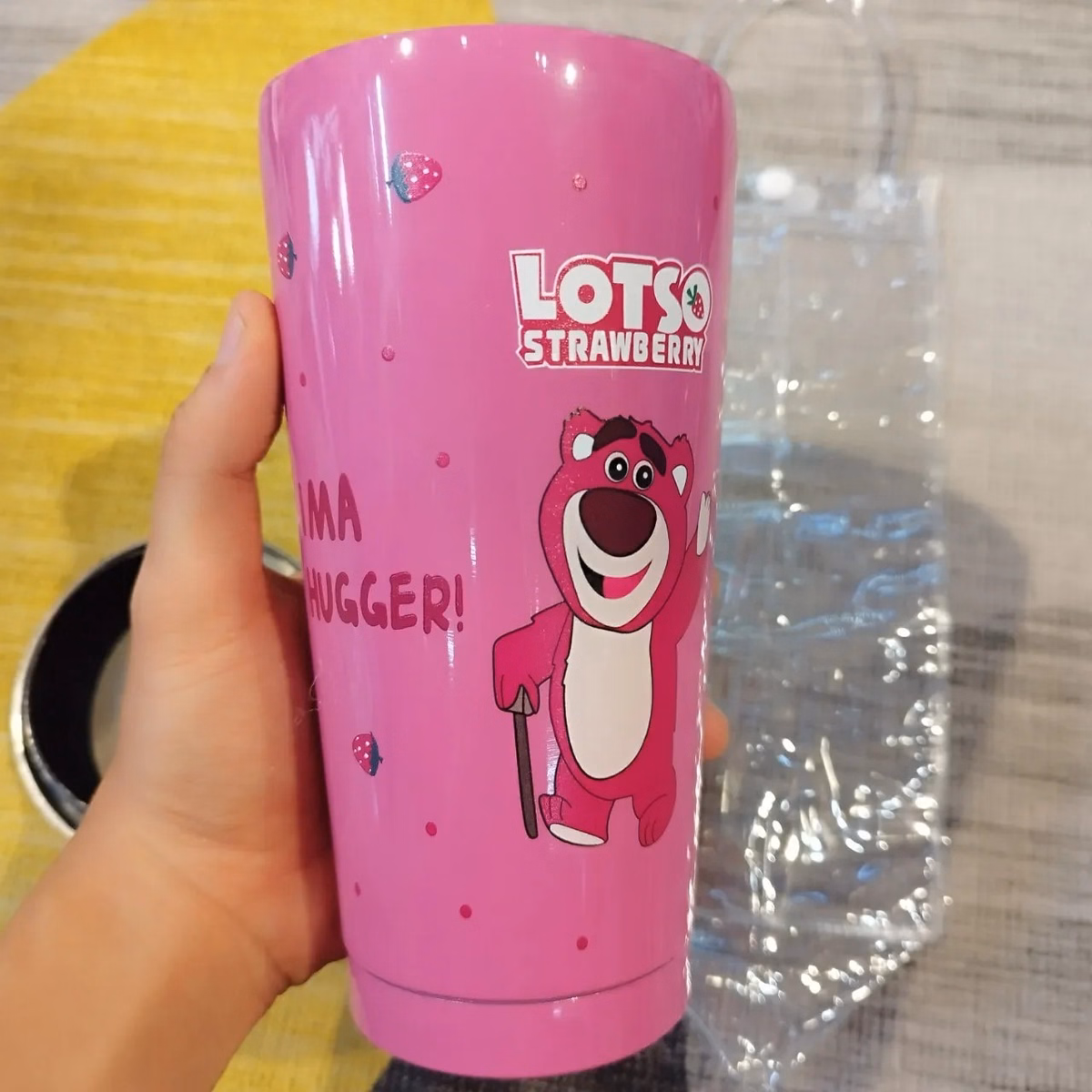 Ly Giữ Nhiệt Gấu Dâu Losto 750Ml - Silver - Ảnh 5