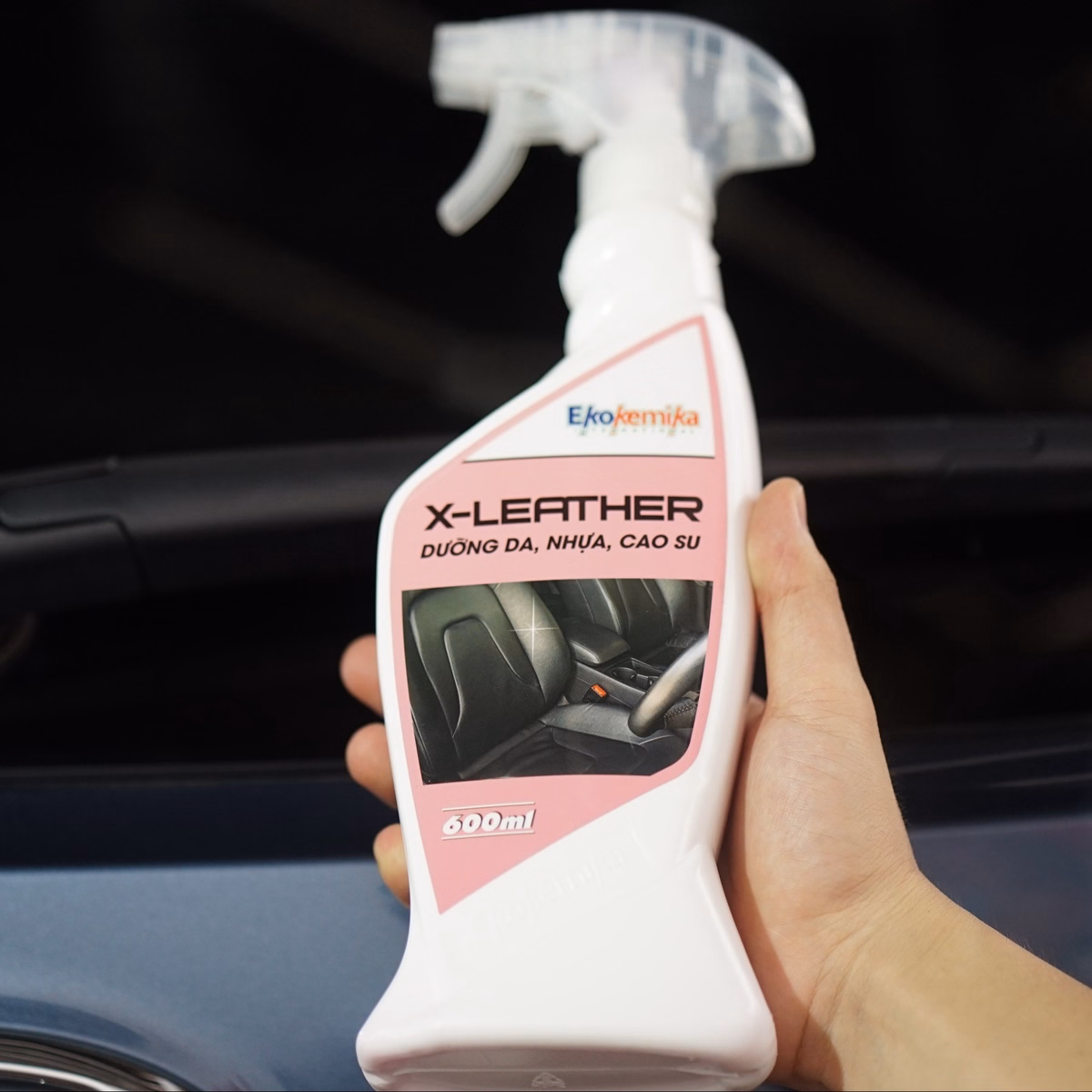 Dung Dịch Dưỡng Da, Nhựa, Cao Su X-Leather 600Ml Thương Hiệu Ekokemika - Ảnh 2