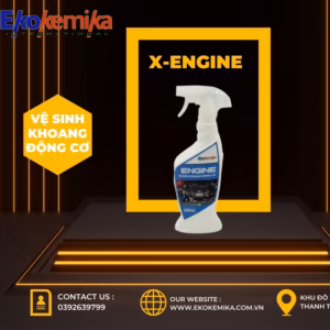 Dung Dịch Làm Sạch Khoang Động Cơ/ Khoang Máy Ô Tô X-Engine 600Ml Thương Hiệu Ekokemika