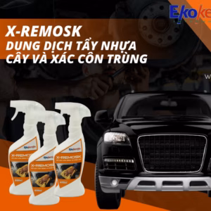 Dung Dịch Tẩy Nhựa Cây & Xác Côn Trùng X-Remosk 600Ml Thương Hiệu Ekokemika