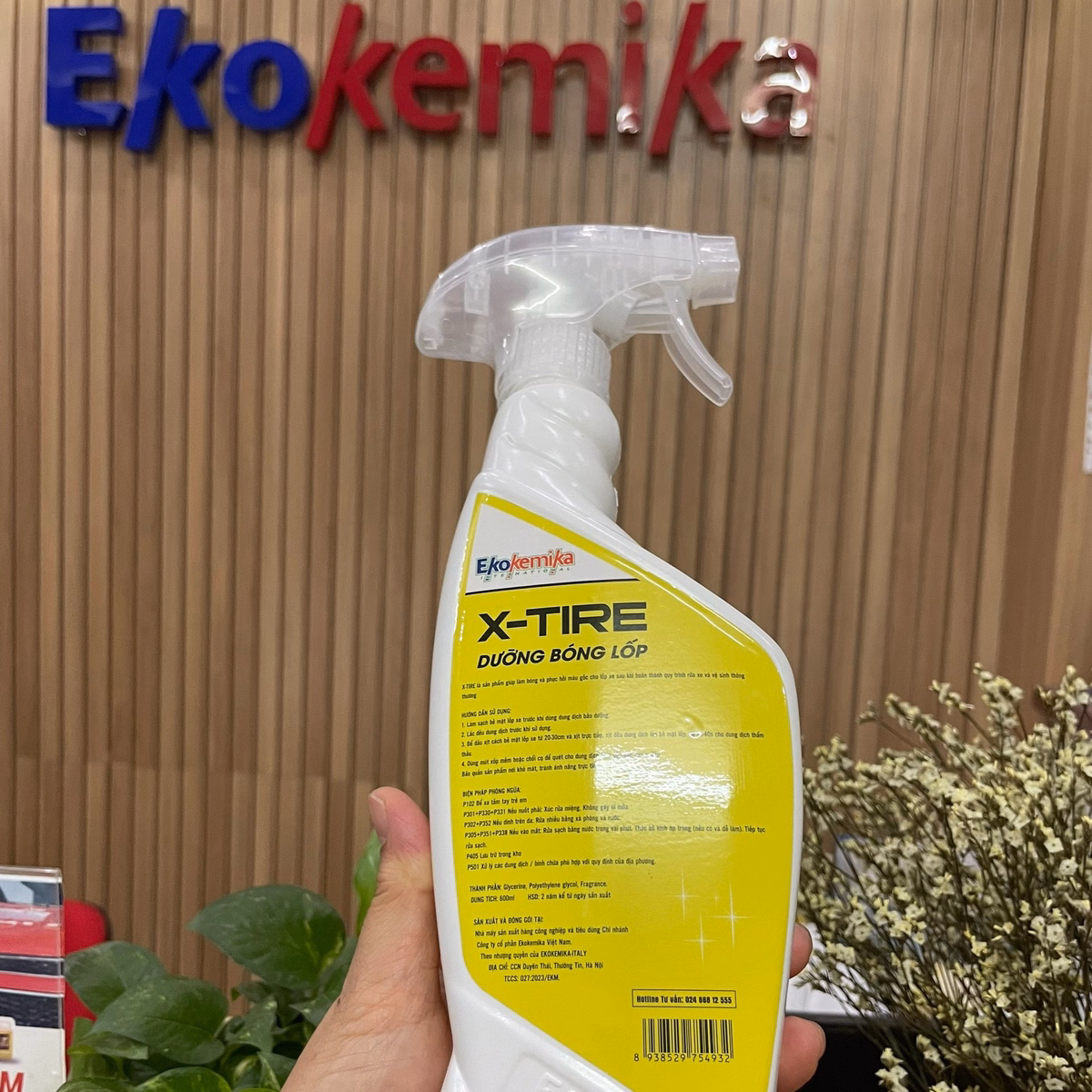 Dung Dịch Dưỡng Và Làm Mới, Làm Đen Lốp Ô Tô, Xe Máy X-Tire 600Ml - Ekokemika - Ảnh 9