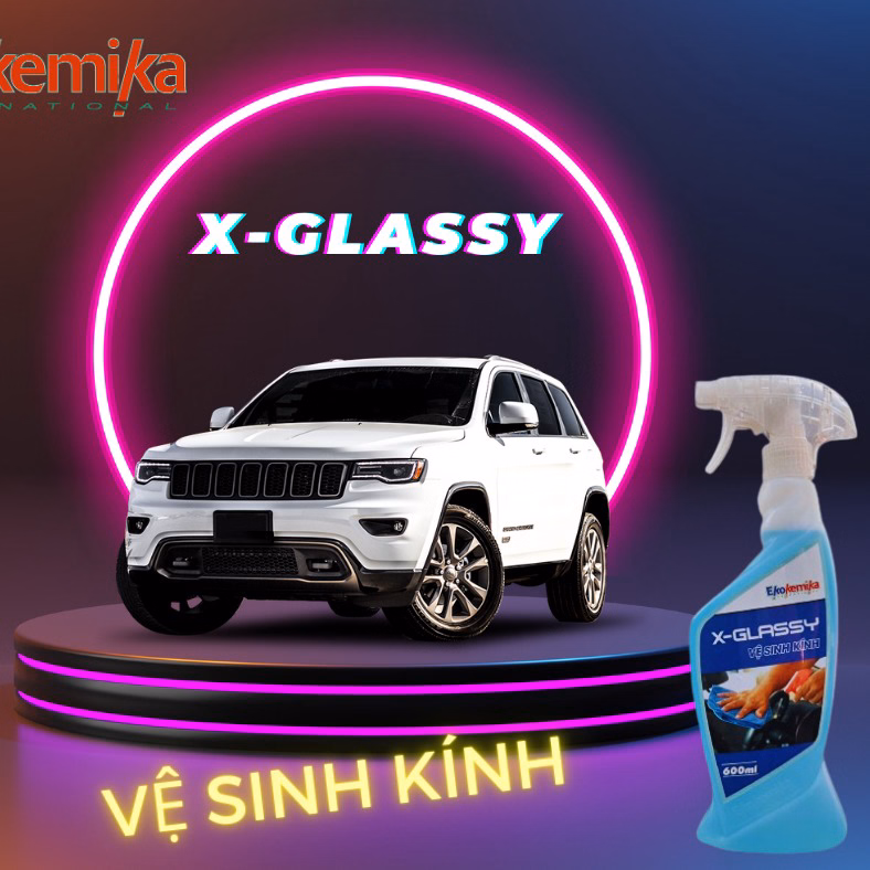 Nước Làm Sạch Kính Xe Hơi X-Glassy 600Ml Ekokemika - Ảnh 7
