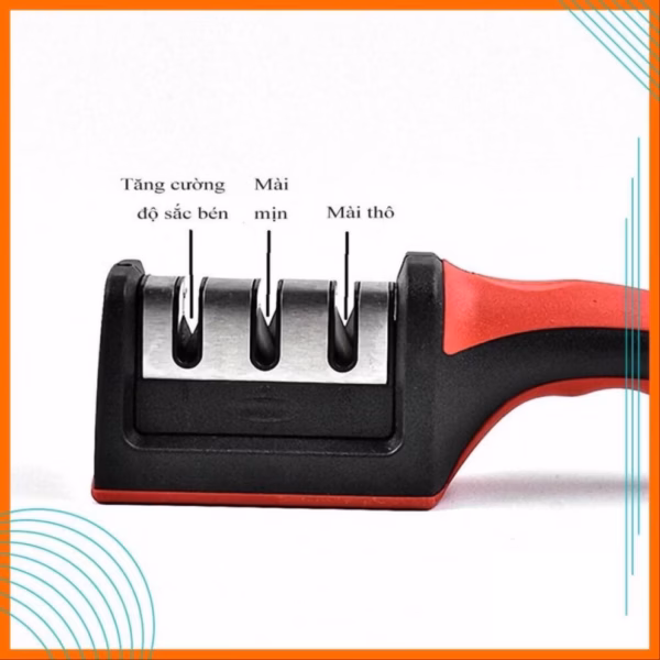 Dụng Cụ Mài Dao 3 Rãnh 3 Cấp Độ - Silver - Ảnh 3