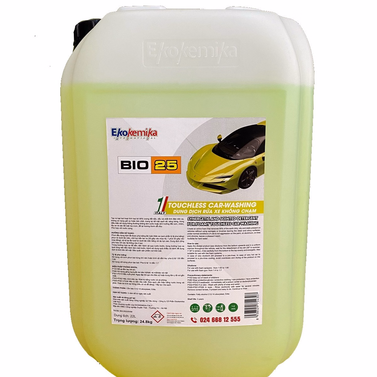 Dung Dịch Rửa Xe Không Chạm Bio 25 - Ekokemika - Ảnh 6