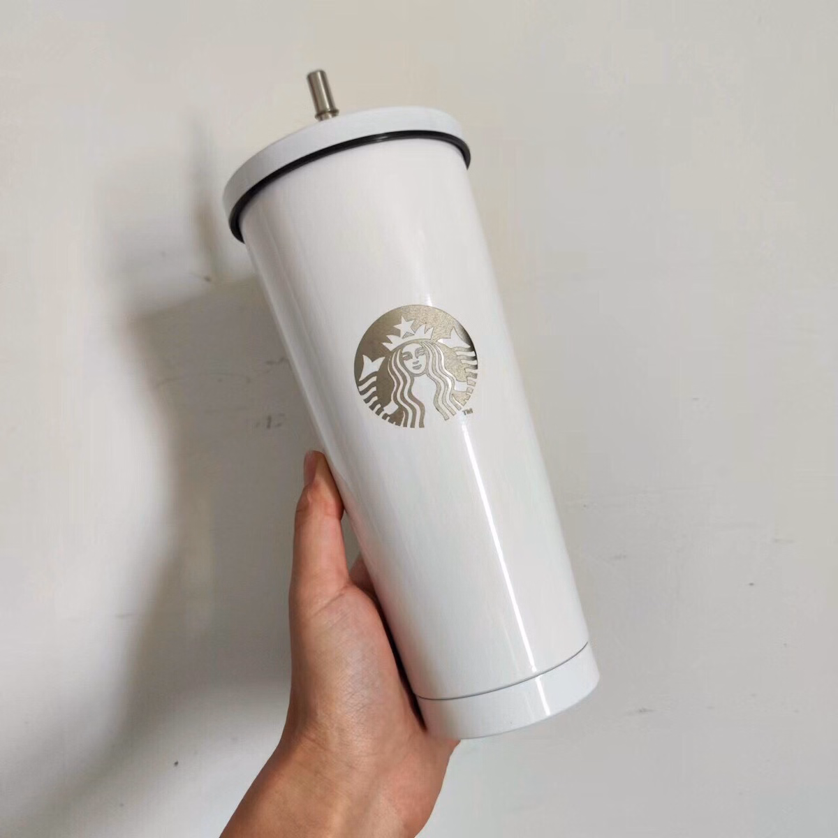 Ly Inox Starbucks 500Ml - Silver - Ảnh 6
