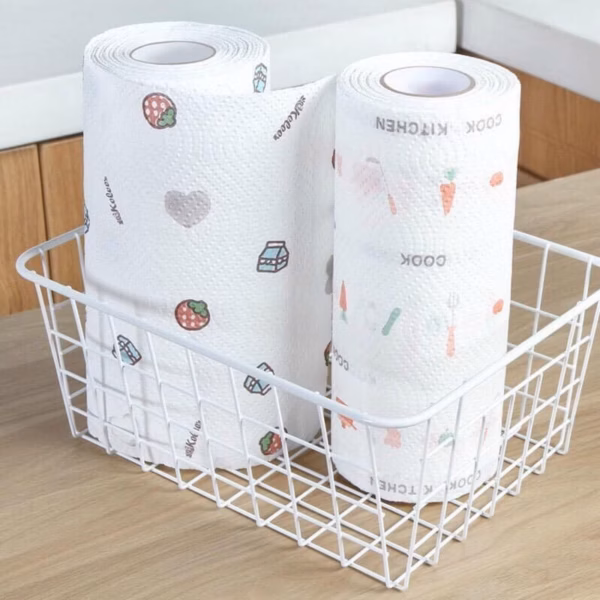 Cuộn Giấy Lau Đa Năng In Hình Họa Tiết - Gdn - Ảnh 3