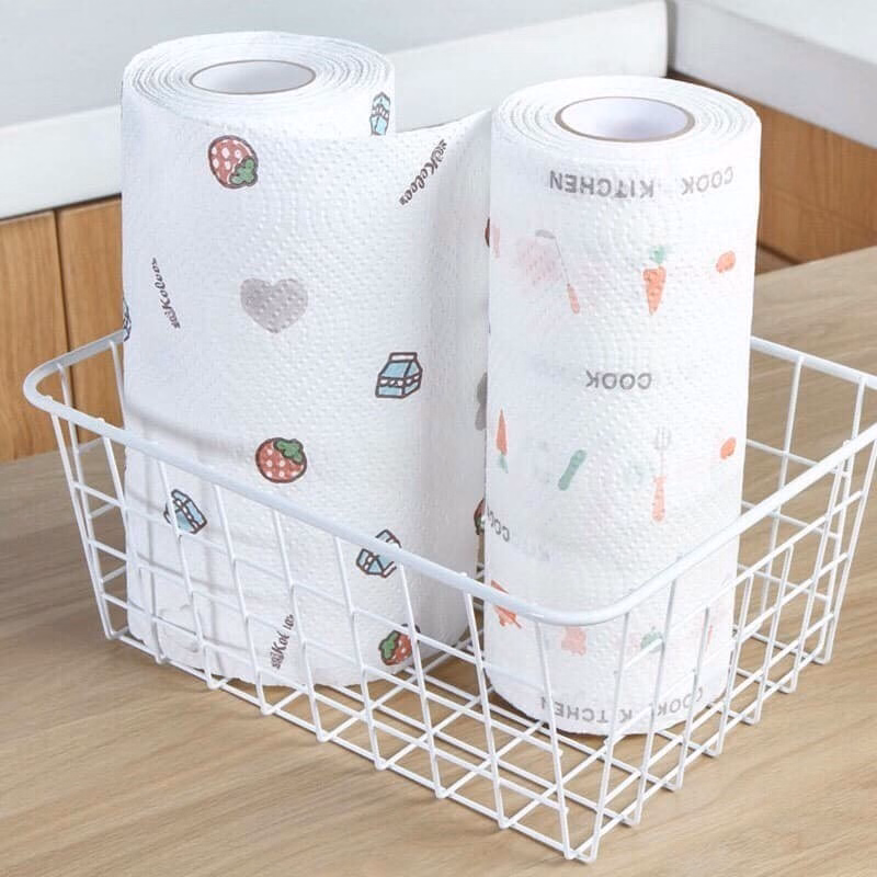 Cuộn Giấy Lau Đa Năng In Hình Họa Tiết - Gdn - Ảnh 3