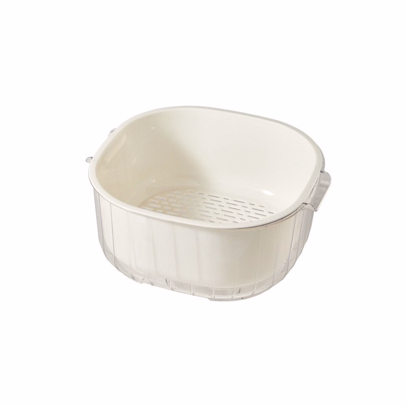 Bộ Thau Rổ 6 Món Trắng - Gdn - Ảnh 4