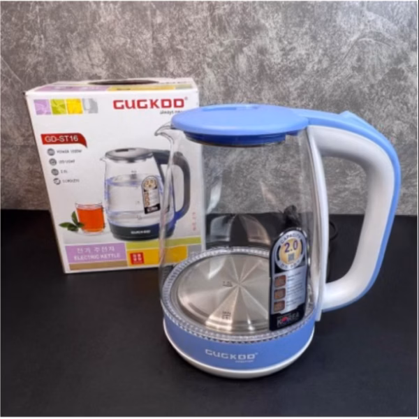 Ấm Siêu Tốc Cuckoo Thủy Tinh Trong Suốt 2 Lít, Công Suất 1500W Ctb373 - Bechip - Ảnh 14