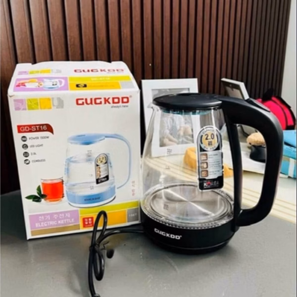 Ấm Siêu Tốc Cuckoo Thủy Tinh Trong Suốt 2 Lít, Công Suất 1500W Ctb373 - Bechip - Ảnh 12
