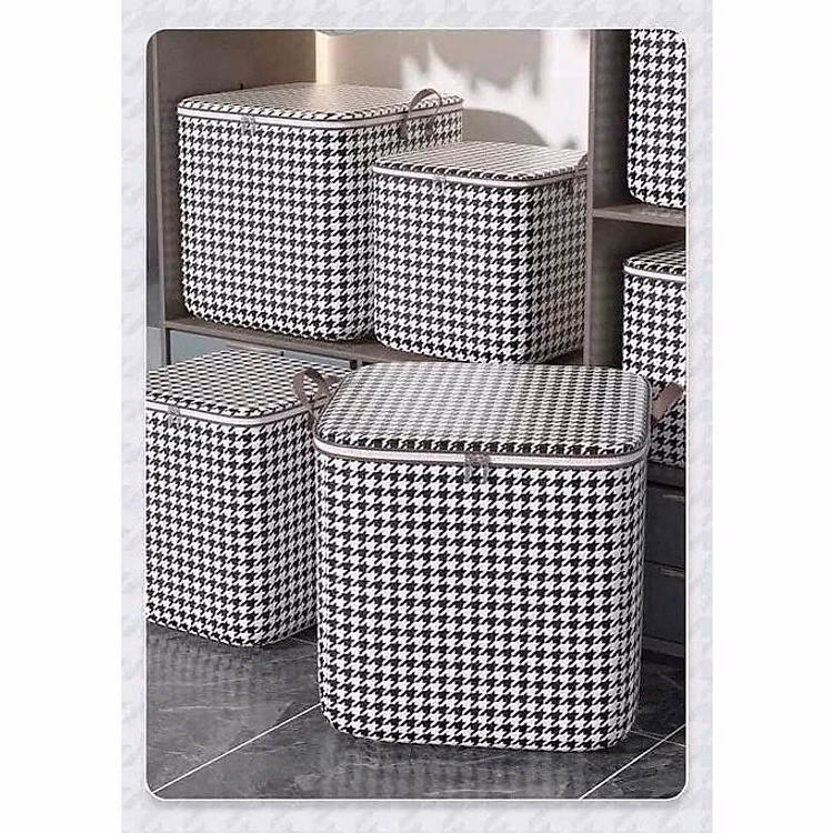 Túi Đựng Chăn Màn, Quần Áo 100L Có Dây Kéo Tiện Lợi Ctb28 - Bechip - Ảnh 6