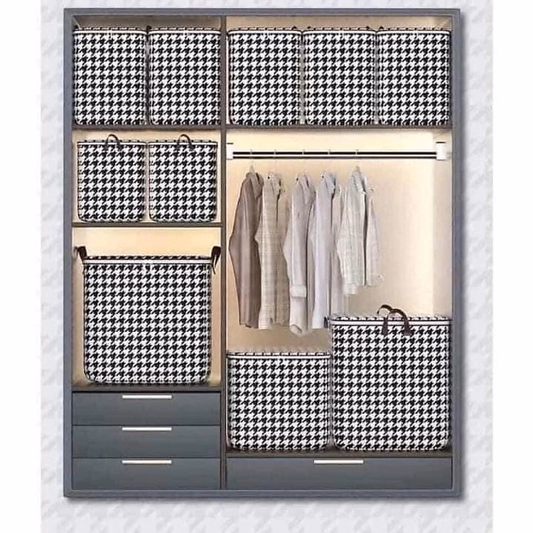 Túi Đựng Chăn Màn, Quần Áo 100L Có Dây Kéo Tiện Lợi Ctb28 - Bechip - Ảnh 5