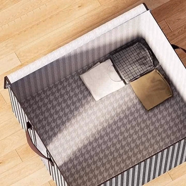 Túi Đựng Chăn Màn, Quần Áo 100L Có Dây Kéo Tiện Lợi Ctb28 - Bechip - Ảnh 8