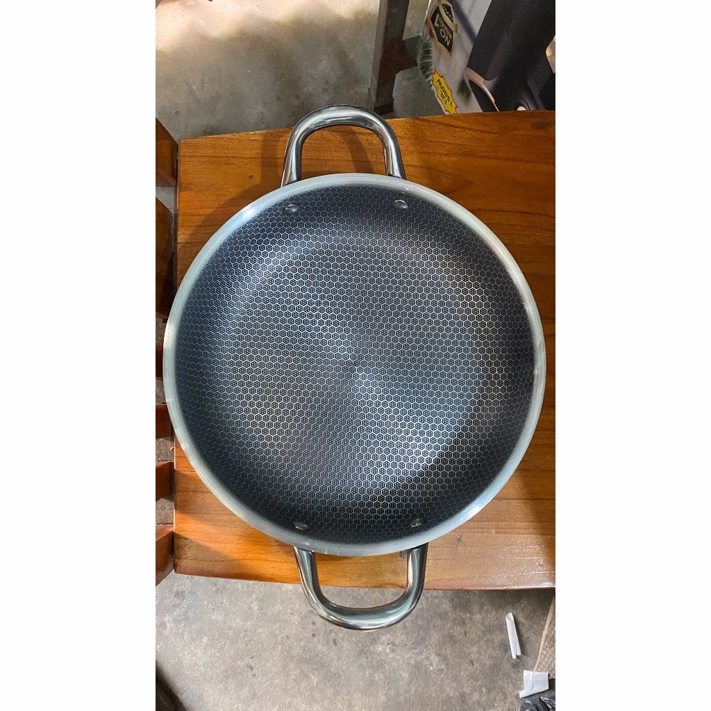 Chảo Tổ Ong Chống Dính 2 Quai Size 28Cm - Su - Ảnh 5