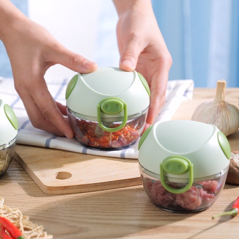 Máy Xay Tỏi Ớt Hình Heo - Silver - Ảnh 3