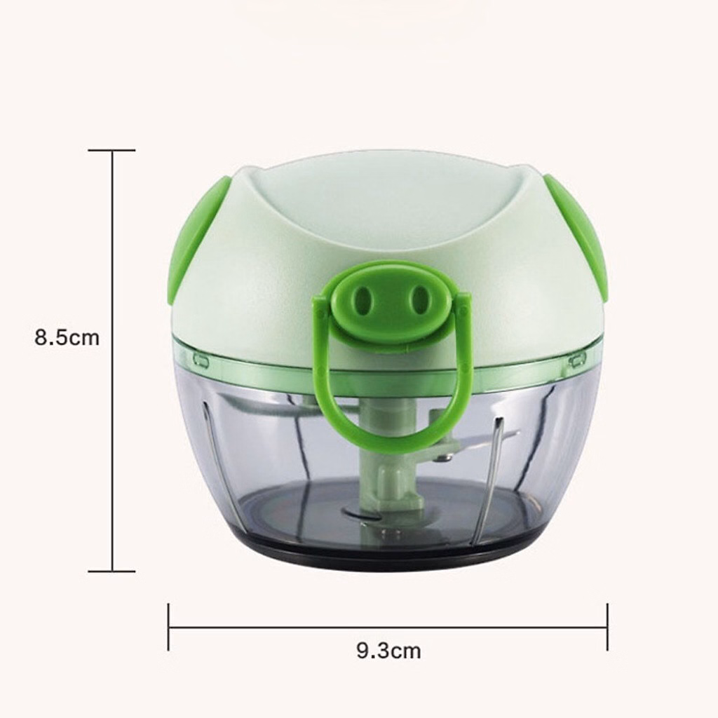 Máy Xay Tỏi Ớt Hình Heo - Silver - Ảnh 5