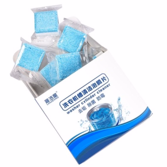 Tẩy Lồng Máy Giặt Dạng Viên ( Hộp 12 Viên ), Dạng Bột ( Túi 450G) Ctb381 - Bechip - Ảnh 6