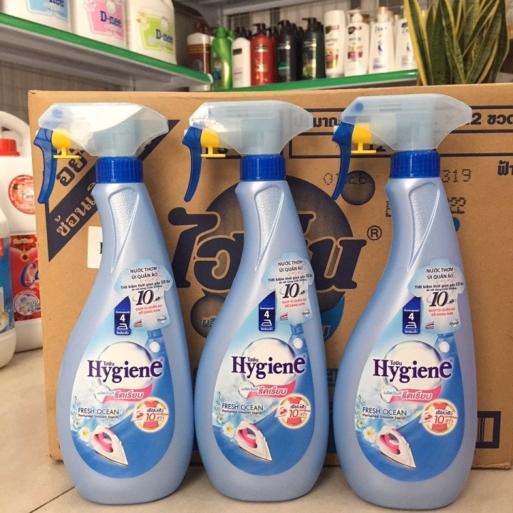 Chai Xịt Ủi Thơm Quần Áo Hygiene Thái Lan 550Ml - Su - Ảnh 3
