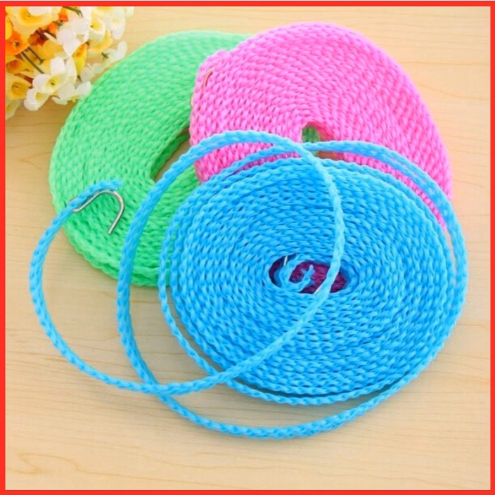 Dây Phơi Quần Áo Thông Minh Có Lỗ Móc Chống Trôi Dài 5M Ctb387 - Bechip