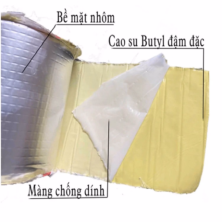 Băng Keo Chống Thấm, Chống Dột, Miếng Dán Siêu Dính, Chống Thấm Nước Cuộn Dài 5M Ctb389 - Bechip - Ảnh 7