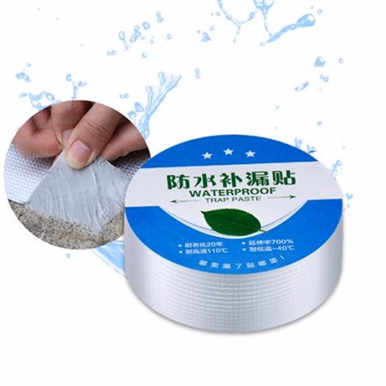 Băng Keo Chống Thấm, Chống Dột, Miếng Dán Siêu Dính, Chống Thấm Nước Cuộn Dài 5M Ctb389 - Bechip - Ảnh 4