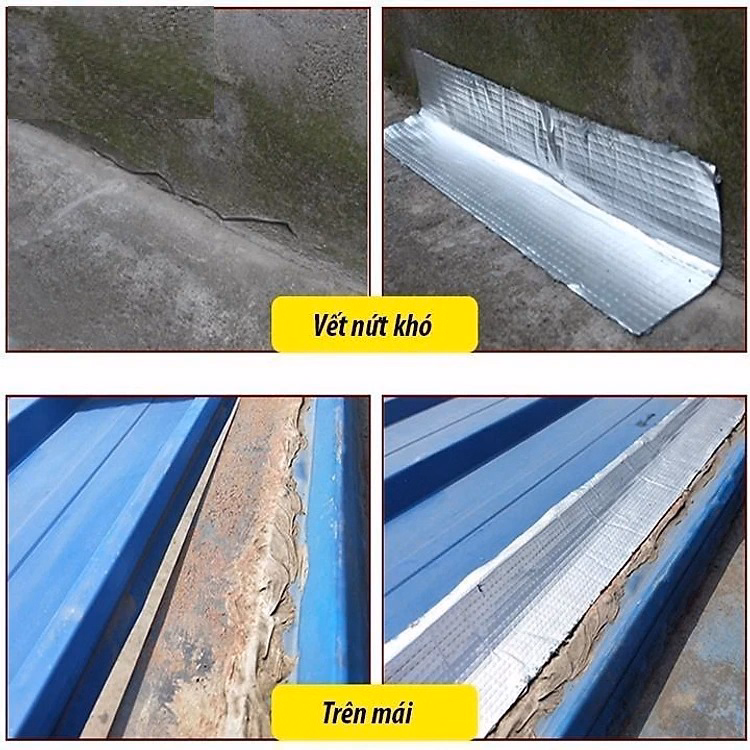 Băng Keo Chống Thấm, Chống Dột, Miếng Dán Siêu Dính, Chống Thấm Nước Cuộn Dài 5M Ctb389 - Bechip - Ảnh 14