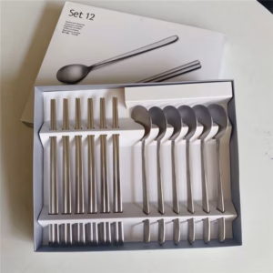 Bộ 12 Muỗng, Đũa Inox Cao Cấp - Su
