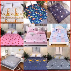 Ga Chống Thấm 100% Cotton Hàn Quốc Violet Ctb393 - Bechip