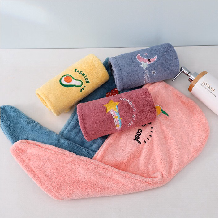 Khăn Quấn Tóc, Khăn Lau Khô Tóc, Khăn Ủ Tóc Siêu Thấm Mềm Mịn Ctb394 - Bechip - Ảnh 9