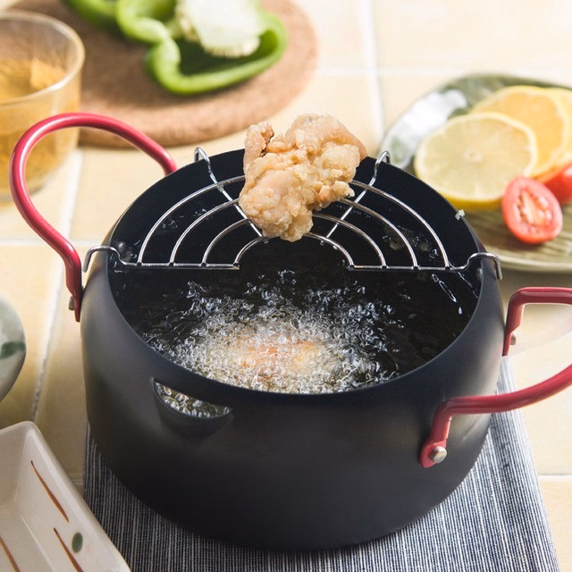 Nồi Chiên Lọc Dầu 18Cm Có Kèm Vĩ - Gdn - Ảnh 3