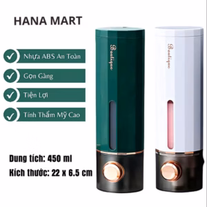 Hộp Nhấn Nhả Đựng Sữa Tắm, Dầu Gội Treo Tường Nhà Tắm 450Ml Treo Tường - Shop Mẹ Bống