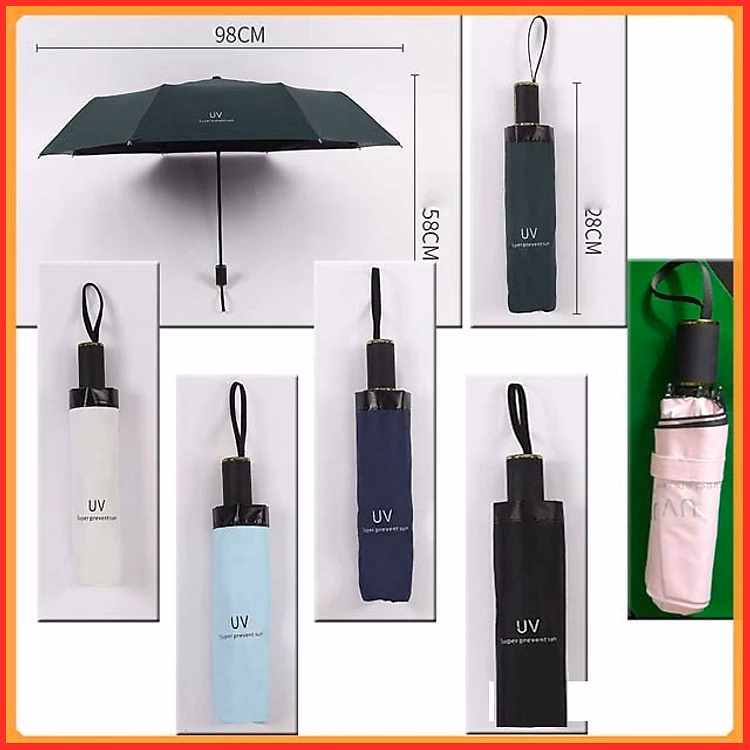 Dù Đi Mưa, Che Nắng Chống Tia Uv Gấp Gọn Ctb402 - Bechip