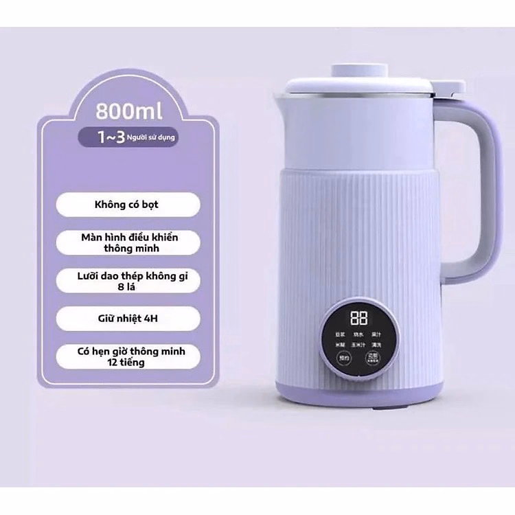 Máy Làm Sữa Hạt Ostmars Tiếng Việt 800Ml Ctb404 - Bechip - Ảnh 3