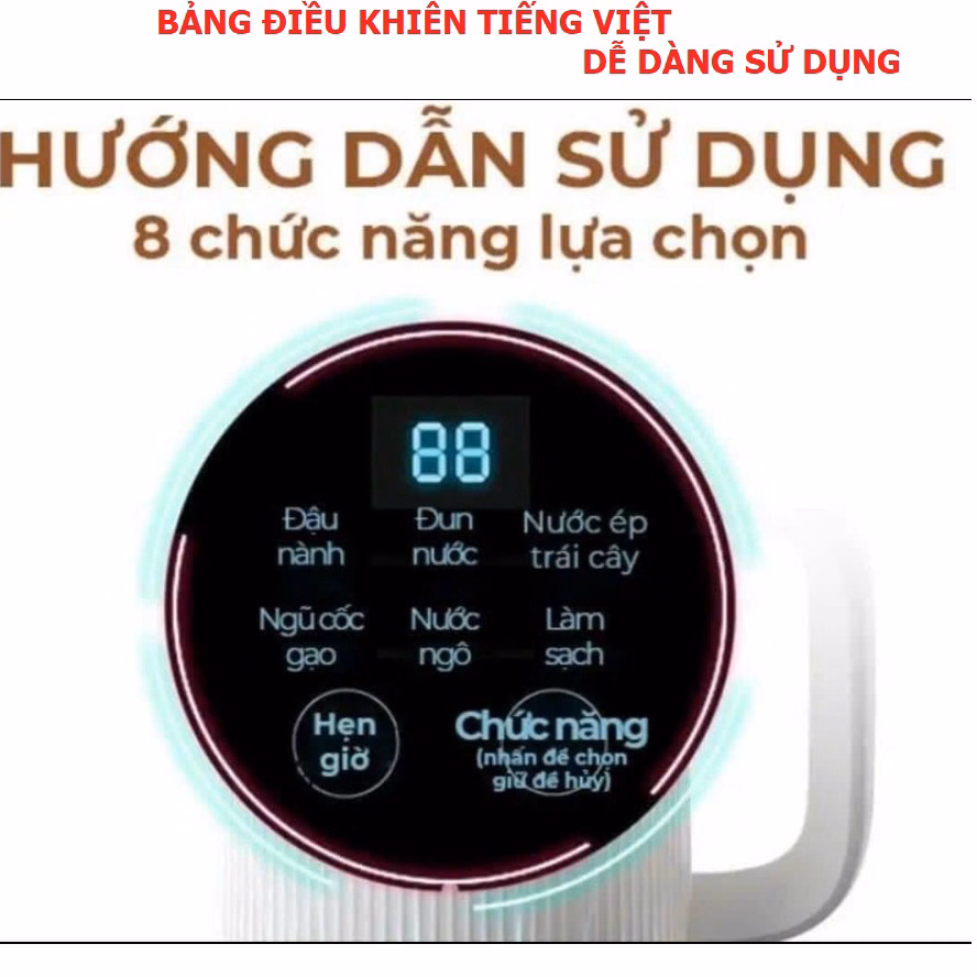Máy Làm Sữa Hạt Ostmars Tiếng Việt 800Ml Ctb404 - Bechip - Ảnh 12