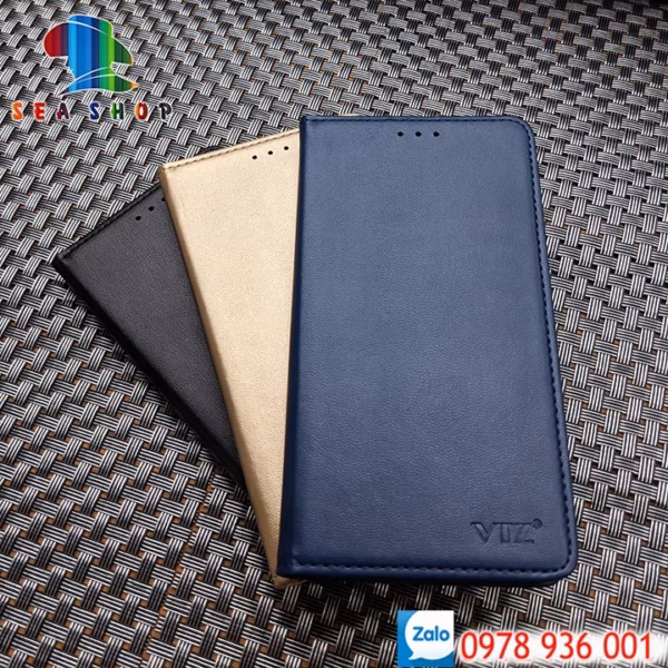 Bao Da Oppo A58 4G-5G Chính Hãng Vtz Thiết Kế Dạng Ví Sang Trọng, Có Ngăn Cài Thẻ - Sea Shop - Ảnh 2