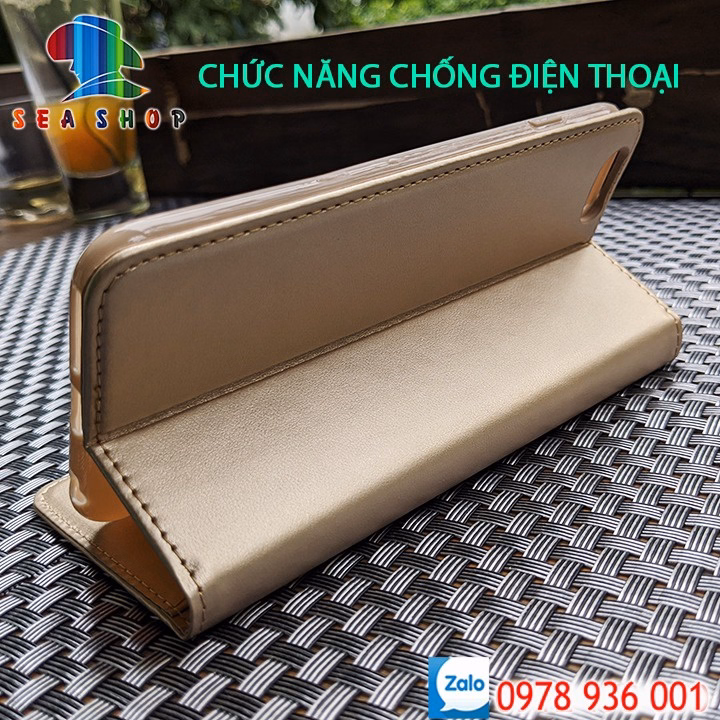 Bao Da Oppo A58 4G-5G Chính Hãng Vtz Thiết Kế Dạng Ví Sang Trọng, Có Ngăn Cài Thẻ - Sea Shop - Ảnh 5