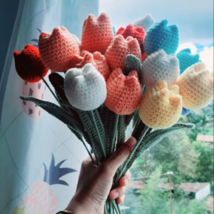Hoa Len Tuylip Handmade Yk06-Yukishop