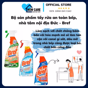 Bộ Sản Phẩm Tẩy Rửa An Toàn Bếp, Nhà Tắm Nội Địa Đức - Bref