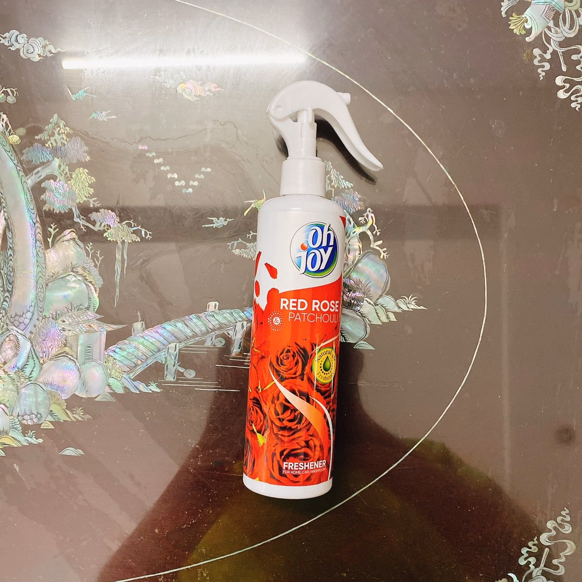 Xịt Thơm Phòng & Kháng Khuẩn Red Rose 300Ml - Ohjoy - Ảnh 3