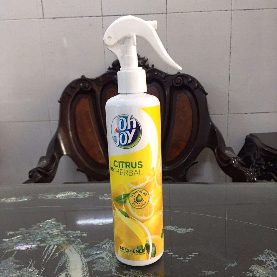 Xịt Thơm Phòng & Kháng Khuẩn Citrus 300Ml - Ohjoy - Ảnh 3