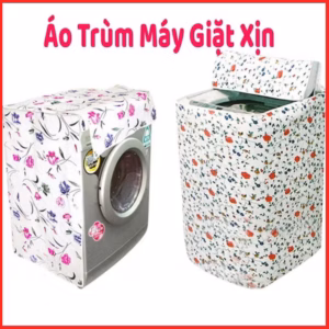 Bọc Máy Giặt, Áo Trùm Máy Giặt Cửa Trên Cửa Ngang Có Khóa Kéo Ctb405 - Bechip