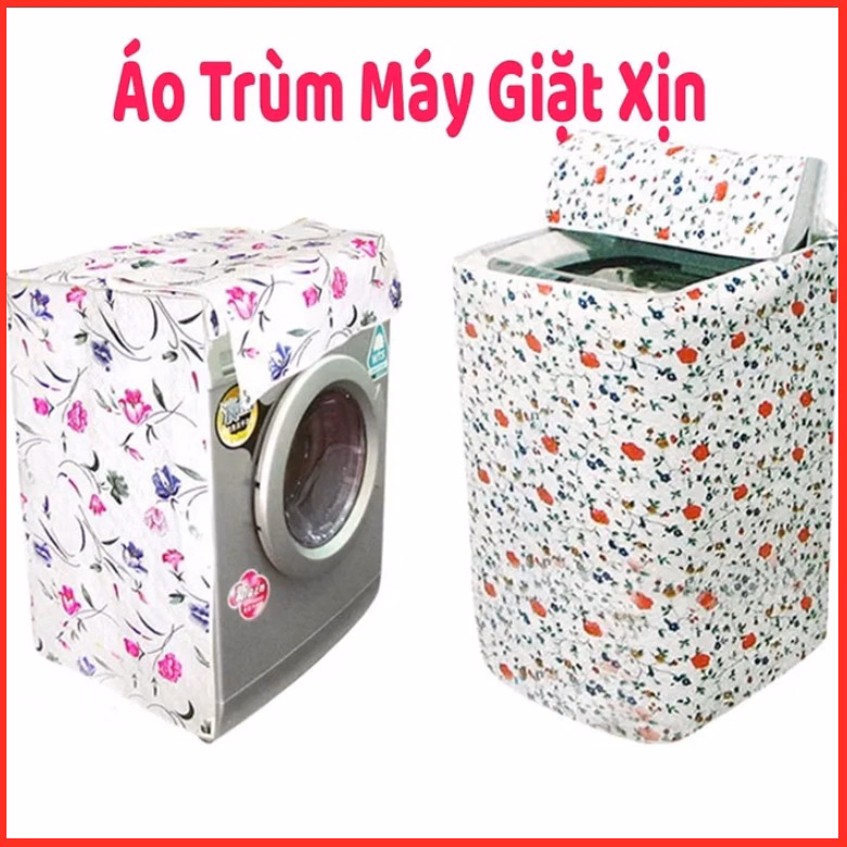 Bọc Máy Giặt, Áo Trùm Máy Giặt Cửa Trên Cửa Ngang Có Khóa Kéo Ctb405 - Bechip