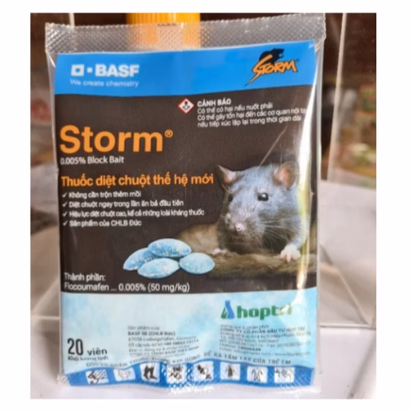 [ Gói 20 Viên ] Thuốc Diệt Chuột Sinh Học Storm Thế Hệ Mới Hiệu Quả, An Toàn Ctb406 - Bechip - Ảnh 4