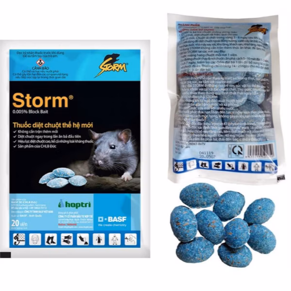 [ Gói 20 Viên ] Thuốc Diệt Chuột Sinh Học Storm Thế Hệ Mới Hiệu Quả, An Toàn Ctb406 - Bechip - Ảnh 8