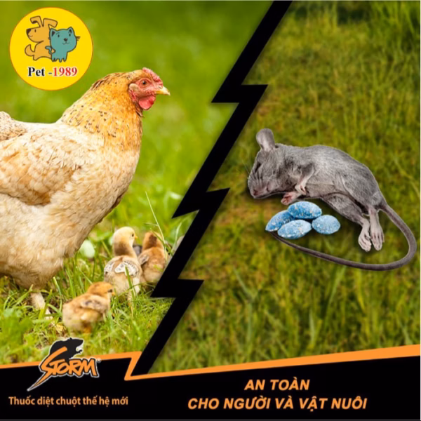 [ Gói 20 Viên ] Thuốc Diệt Chuột Sinh Học Storm Thế Hệ Mới Hiệu Quả, An Toàn Ctb406 - Bechip - Ảnh 9