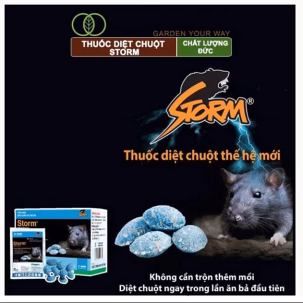 [ Gói 20 Viên ] Thuốc Diệt Chuột Sinh Học Storm Thế Hệ Mới Hiệu Quả, An Toàn Ctb406 - Bechip - Ảnh 2